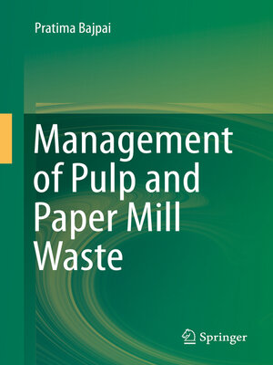 cover image of Management of Pulp and Paper Mill Waste